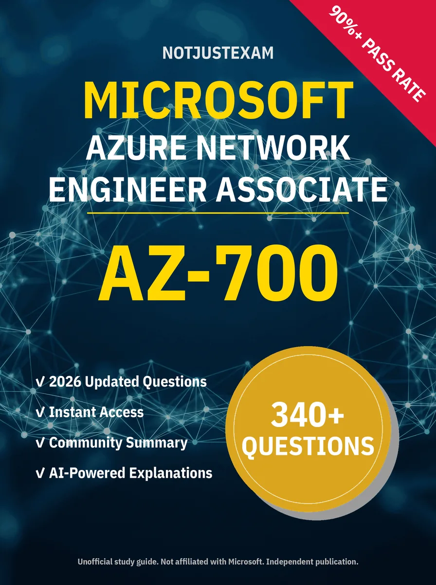 Microsoft AZ-700 Practice Test 2026: 343+ Questions & Answers | NotJustExam