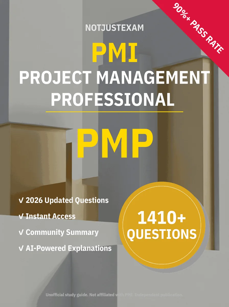 PMI Project Management Professional PMP Practice Questions | NotJustExam