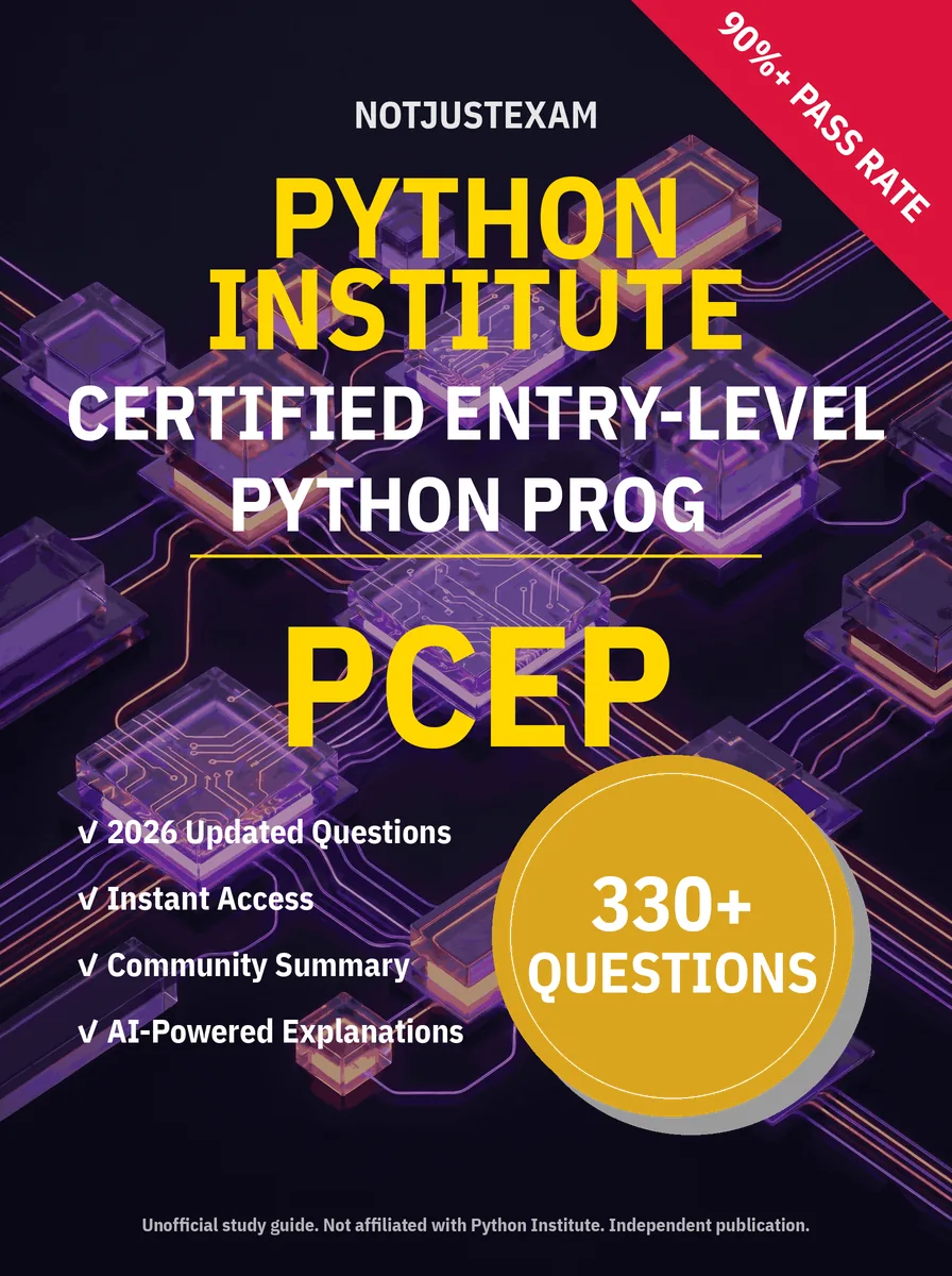Python Institute Certified Entry-Level Python Prog PCEP Practice ...