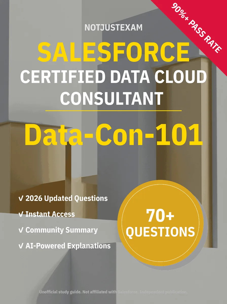 Salesforce Certified Data Cloud Consultant Data-Con-101 Practice ...
