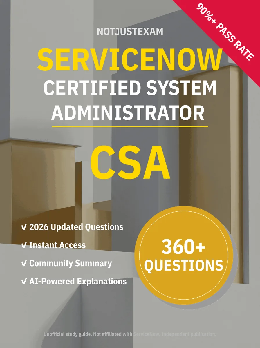 ServiceNow Certified System Administrator CSA Practice Questions ...